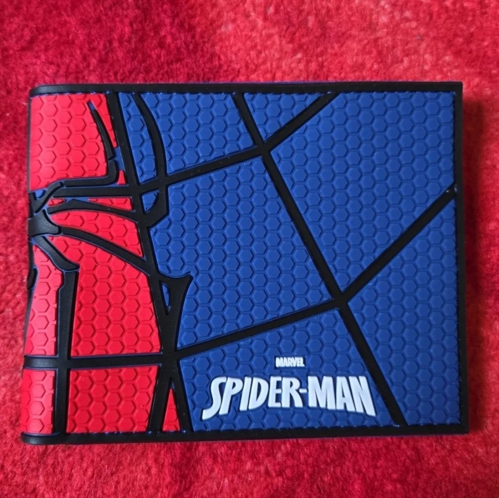 New Spiderman marvel comic anime manga leather wallet